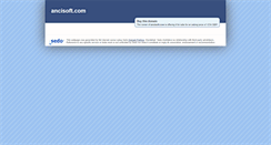 Desktop Screenshot of ancisoft.com